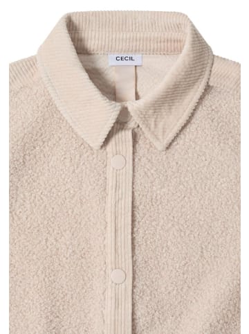Cecil Jacke in teddy vanilla white