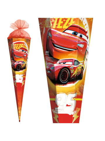 ROTH Schultüte groß Disney Pixar Cars 85 cm, Glanzfolie in Rot