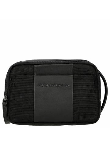 Piquadro Brief 2 - Kulturbeutel 22 cm in schwarz