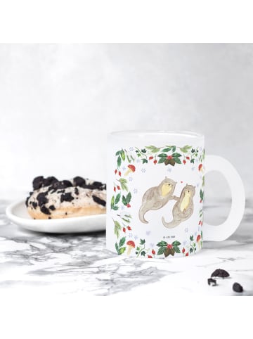 Mr. & Mrs. Panda Teetasse Otter Glühweinstand ohne Spruch in Transparent
