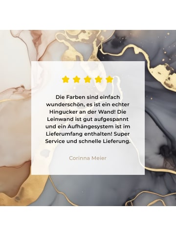 MuchoWow Leinwand bilder Abstrakte Formen (BxH)