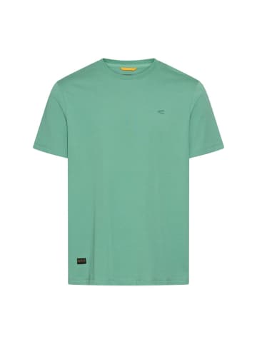 Camel Active fleXXXactive® T-Shirt mit Rundhalsausschnitt in Lagunengrün