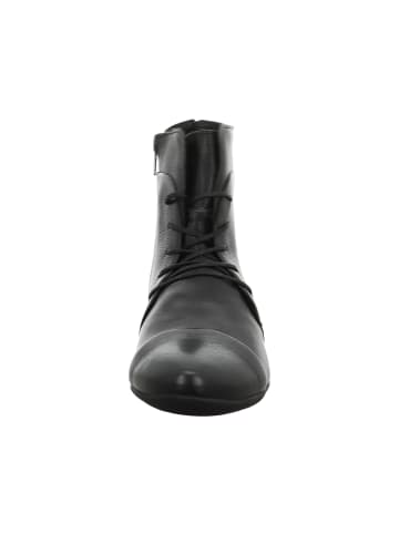 Think! Schnürstiefelette in schwarz
