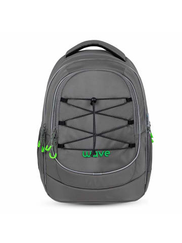 Wave Rucksack Boost Tasche Schulrucksack "Lime Grey" Ranzen 10 Jahre