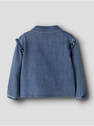 name it Overshirt in Dark Blue Denim1
