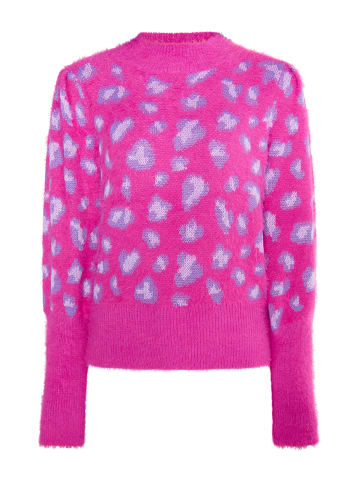 faina Strickpullover in Pink Mehrfarbig