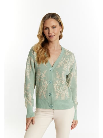 Usha Damen Strickcardigan in Mint Creme