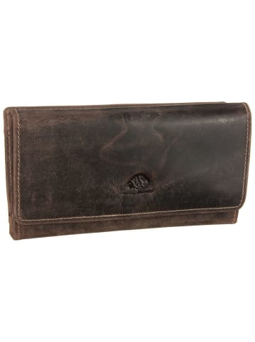 Greenburry Geldbörse Vintage Groß in Sattelbraun