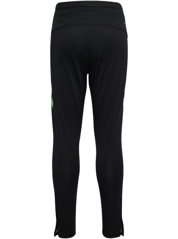 Hummel Verstellbare Taille Hose Hmllead Kinder in BLACK/GREEN GECKO