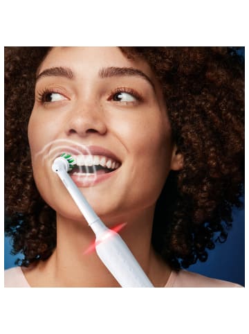 Oral-B Elektrische Zahnbürste "Pro 3 + 2. Handstück" in Schwarz/Weiß