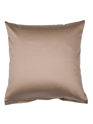 Traumschloss Mako-Satin Kissenbezug in taupe