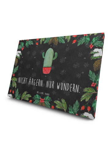 Mr. & Mrs. Panda Adventskalender Kaktus Wut mit Spruch in Kreidetafel