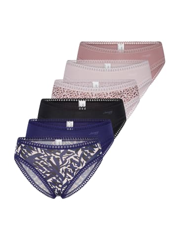 Sloggi Slip GO Crush in Rosa / Blau / Schwarz