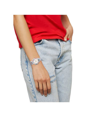 Hip Hop Uhren crochet weiss