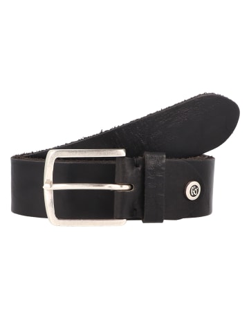 b.belt Gürtel Leder in schwarz