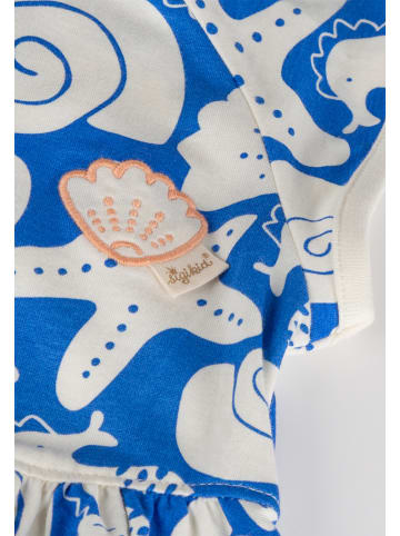 Sigikid Kleid Sea You in Blau/Weiß