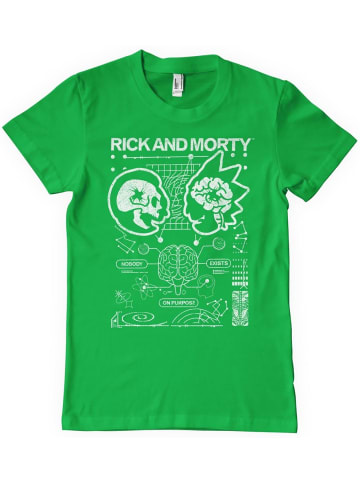 Rick and Morty T-Shirt "Nobody Exists On Purpose T-Shirt" in Grün