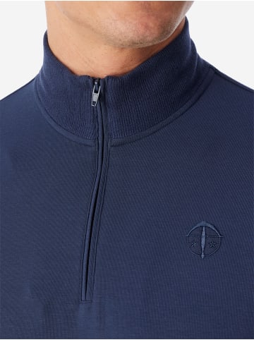 Schiesser Loungeanzug Selected Premium Warming in Deep Sea Blue