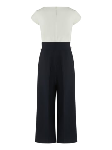 Betty Barclay Jumpsuit mit Eingrifftaschen in Patch Dark Blue/Cream
