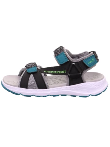superfit Sandale CRISS CROSS in Schwarz/Grün