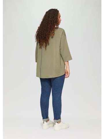 QS T-Shirt in 7282_olivgrün