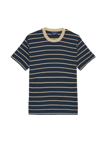 Marc O'Polo DENIM T-Shirt relaxed in Dark Blue_Multi_01