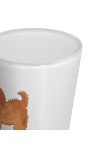 Mr. & Mrs. Panda Schnapsglas Hund Flauschig ohne Spruch in Transparent