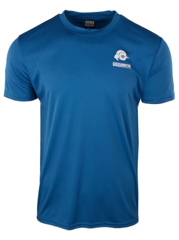GUGGEN MOUNTAIN Funktionsshirt Sport T-Shirt in Blau