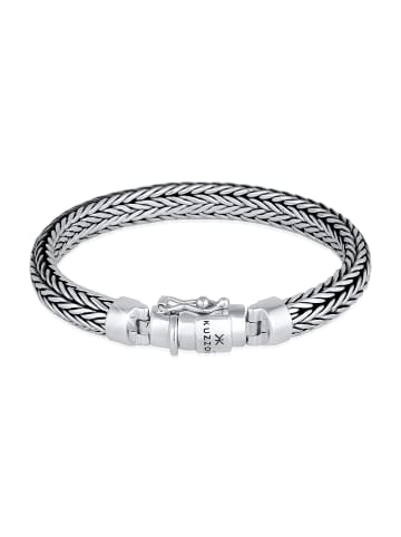 KUZZOI Armband 925 Sterling Silber Twisted in Silber