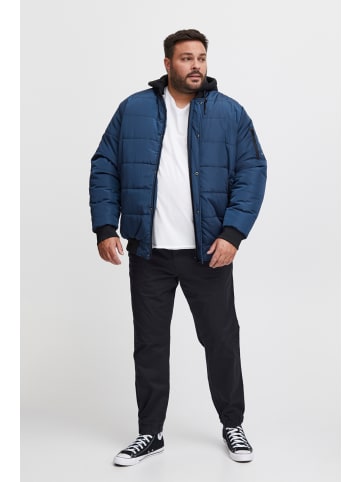 BLEND Plus Size Winter Jacke mit Kapuze OUTERWEAR in Blau