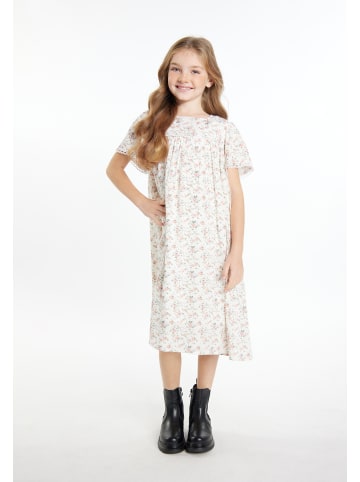 DreiMaster Vintage Mädchen (Kids) Kleid in Weiss Blume