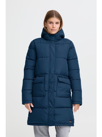 Oxmo Wintermantel OXMINNA LONG JACKET in Blau