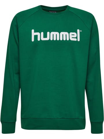 Hummel Sweatshirt Hmlgo Kids Cotton Logo Sweatshirt in EVERGREEN