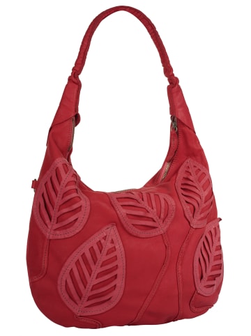 Samantha Look Shopper echt Leder in rot