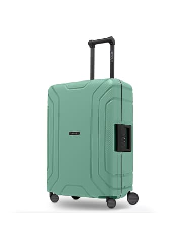 Redolz Essentials 15 4-Rollen Trolley 65 cm mit Dreipunkt-Verschluss in sea green