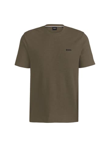 BOSS Waffle T-Shirt in Braun