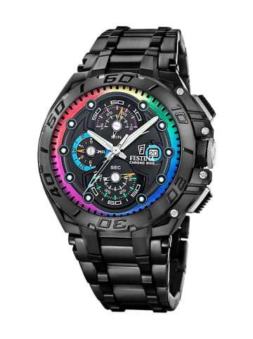 Festina Herrenuhr Chronograph Chrono Bike Limited Ed. Schwarz/Bunt