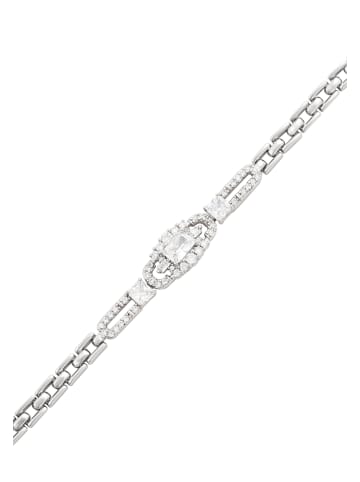 faina Women Chain Link Bracelet in Silver
