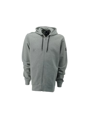 adidas Pullover Must Have Plain Full Zip Hoody Hooded in Grau