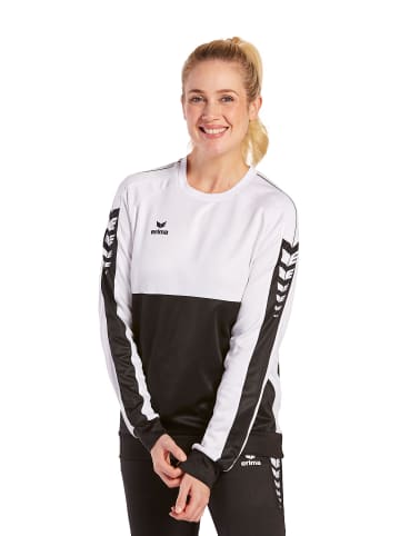 erima Six Wings Sweatshirt in schwarz/weiss