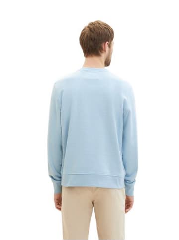 Tom Tailor Pullover PRINTED CREWNECK in Blau