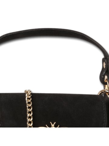 Toscanto Leder Umhängetasche Toscanto Tasche schwarz ca. 19cm