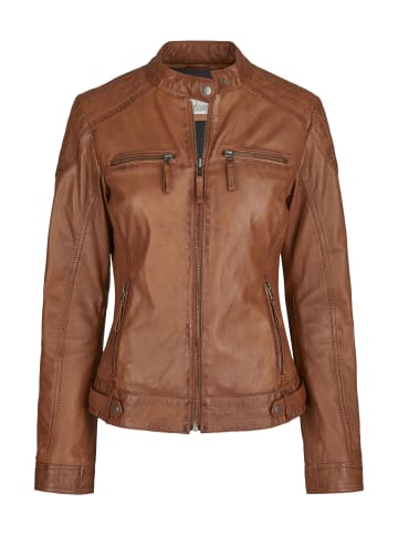 7eleven Lederjacke SEMARTA in Cognac