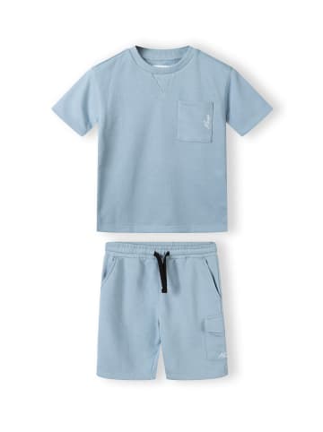 Minoti 2tlg. Set: T-Shirt & Shorts 17SET50B in hellblau