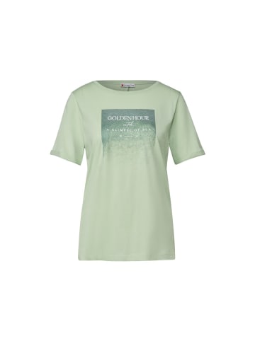 Street One T-Shirt in soft jade green