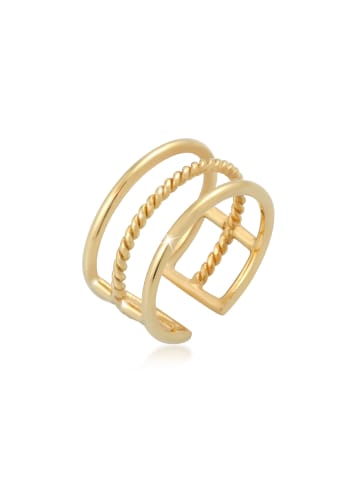 Elli Ring 925 Sterling Silber Geo in Gold