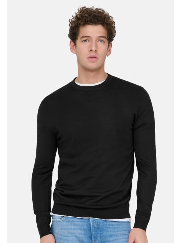 ONLY & SONS Pullover Wyler in Schwarz / beige