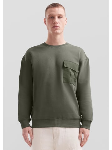 QS Sweatshirt in 7981_olivgrün
