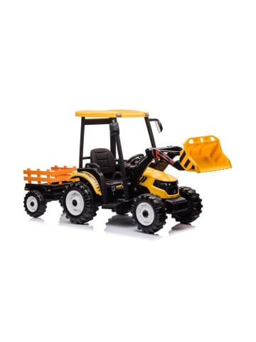 Wisam® Batteriebetriebener Traktor mit Anhänger Hercules Yellow 24V
