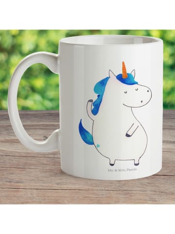 Mr. & Mrs. Panda Trinklernbecher Einhorn Mann ohne Spruch in Weiß